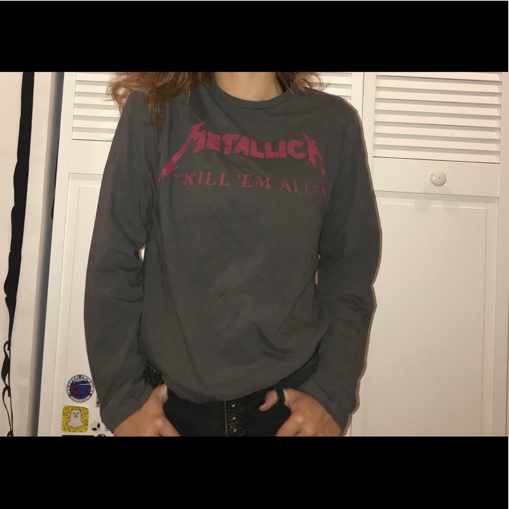 metallica long sleeve